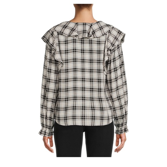 Time and Tru Ruffle Blouse NWT XXL - Picture 2 of 6